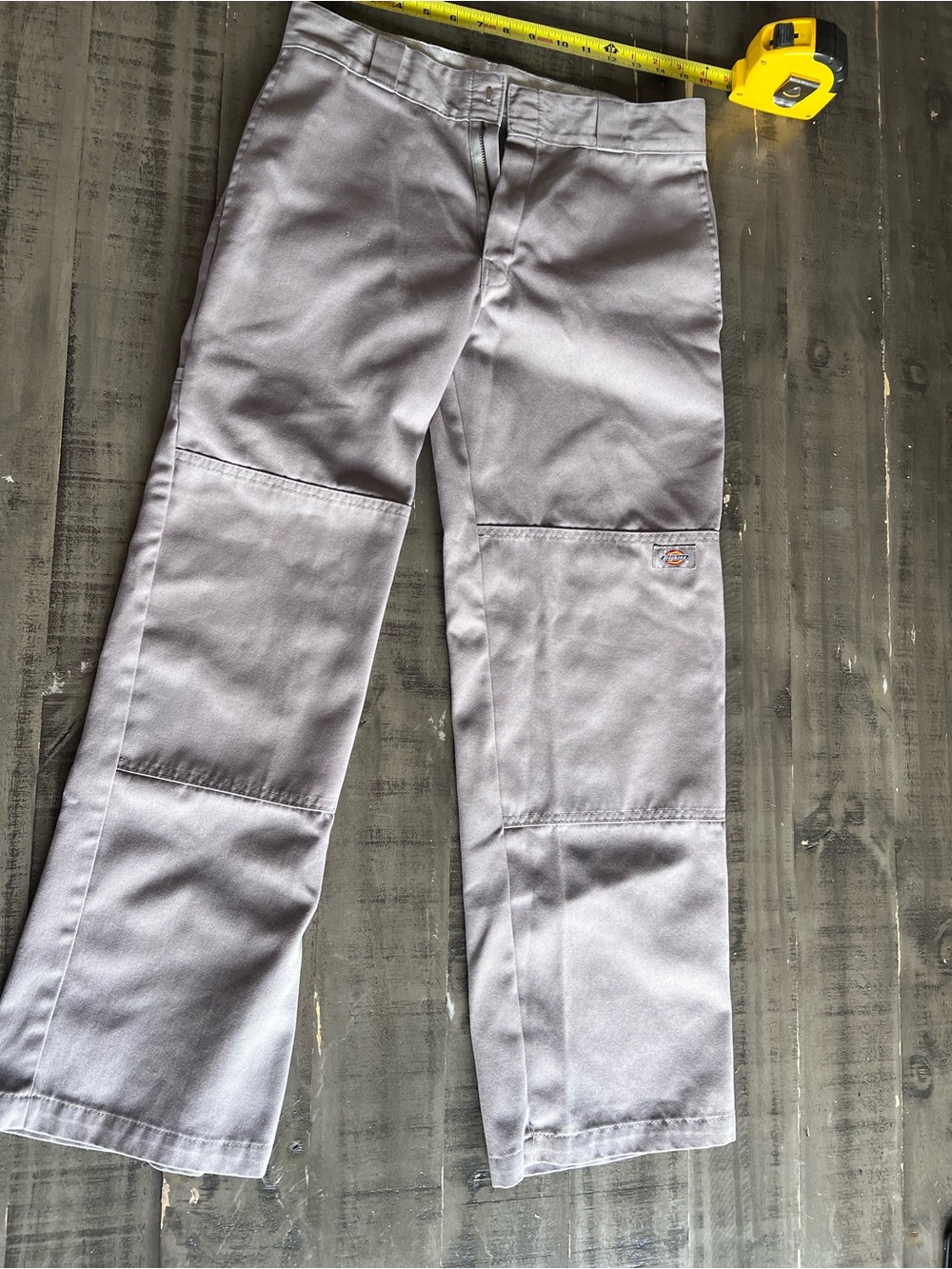 Dickies Loose Fit Double Knee Work Pants Gray 30x30